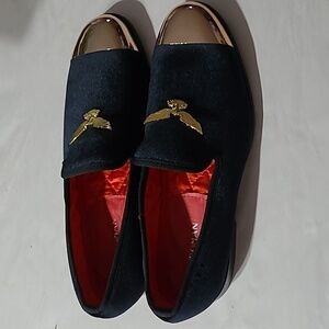 Men's Elanroman Suede Slipon Dress Shoes NWOT